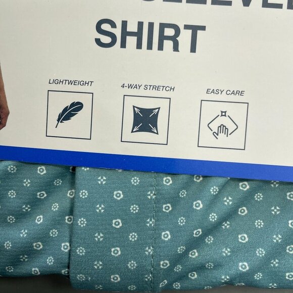 NEW Jachs New York Men's L Short-Sleeved Shirt Lightweight 4-Way Stretch Care - Picture 7 of 10